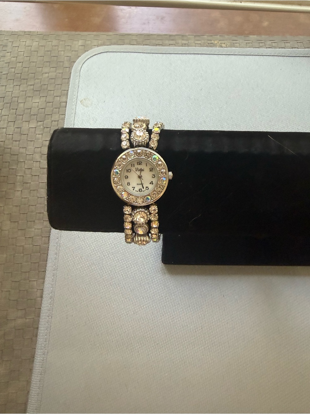 Viviani Rhinestone stretch Watch - silver tone - Picture 3 of 9